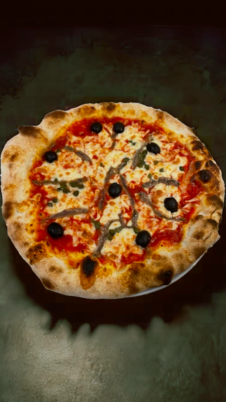 Pizza Sardellen